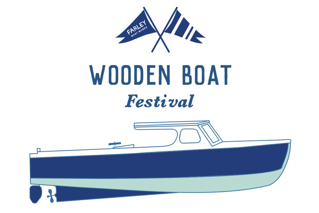 2025_BoatFest_Feature Illustration of a wooden Farley Boat