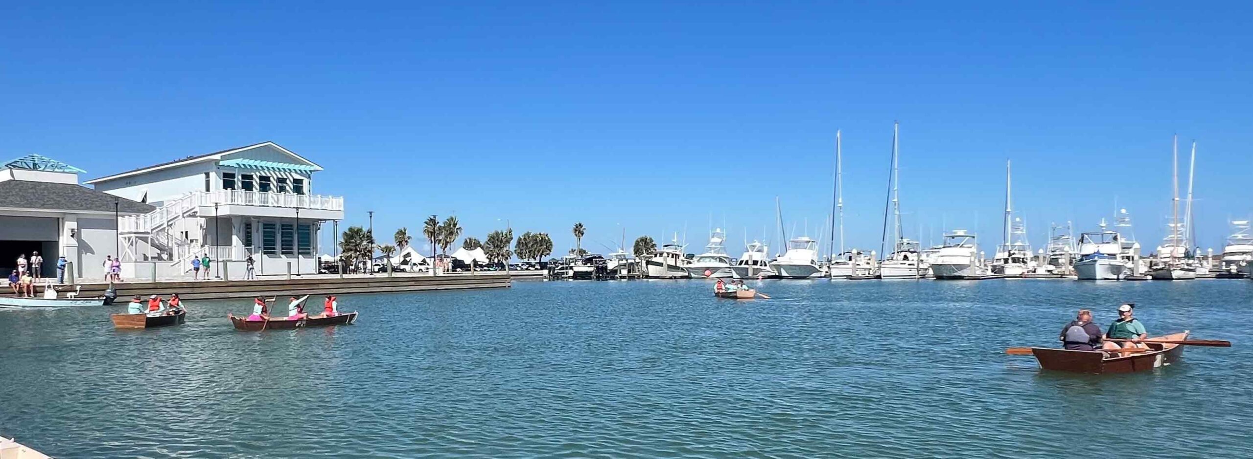 four boats in the water